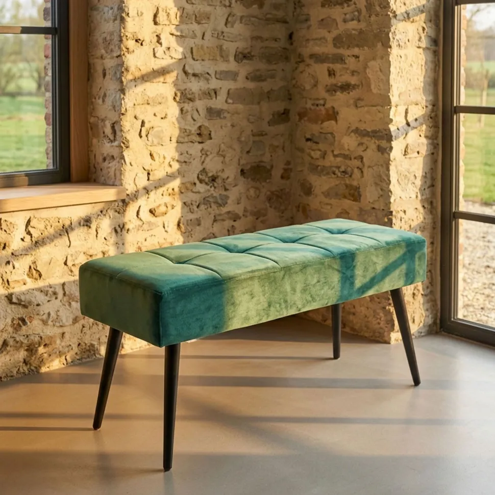 Banquette Vanina Velours Vert
