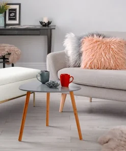 Banquette-coffre moderne Hepburn L140cm Tissu bouclette Blanc