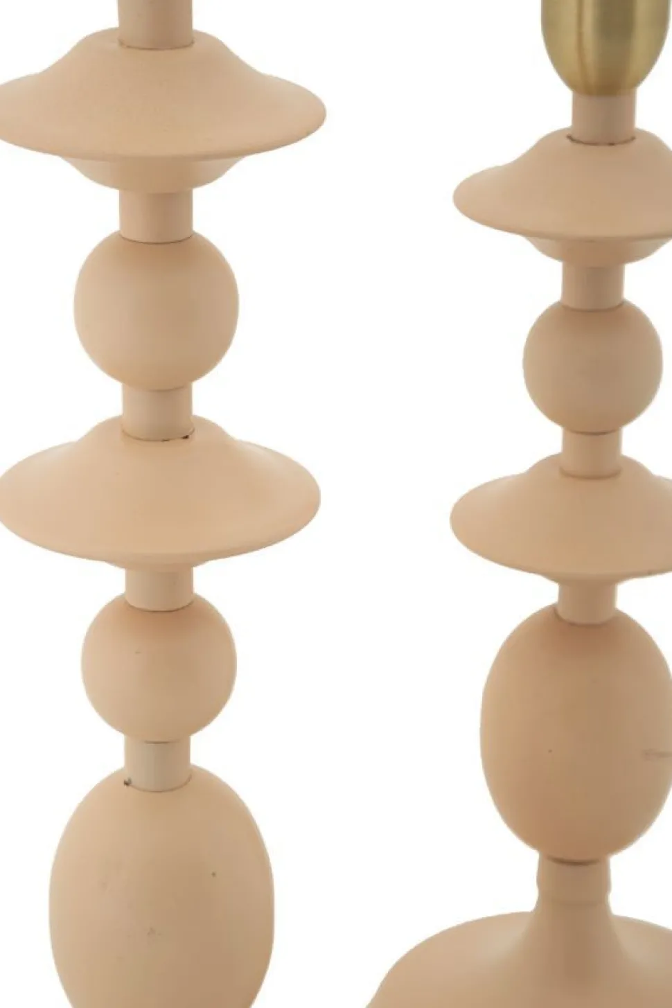 Bougeoir Gémeaux 2 pcs Rose