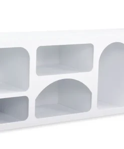 Buffet bas Navalor L160cm design arches style troglodyte Blanc