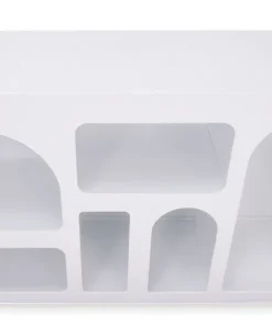 Buffet Navalor L130cm design arches style troglodyte Blanc