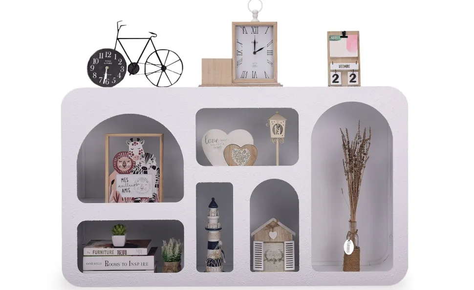 Buffet Navalor L130cm design arches style troglodyte Blanc