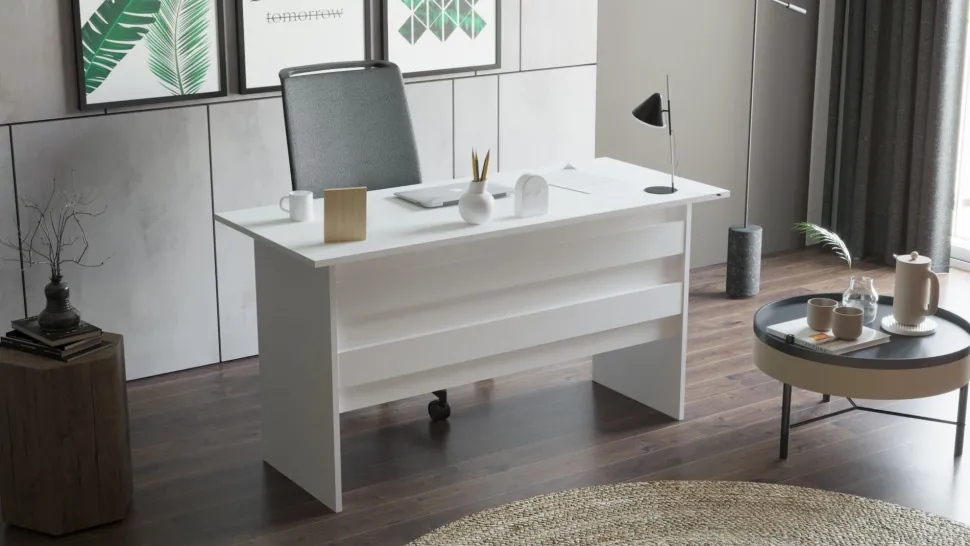 Bureau contemporain Busymo Blanc