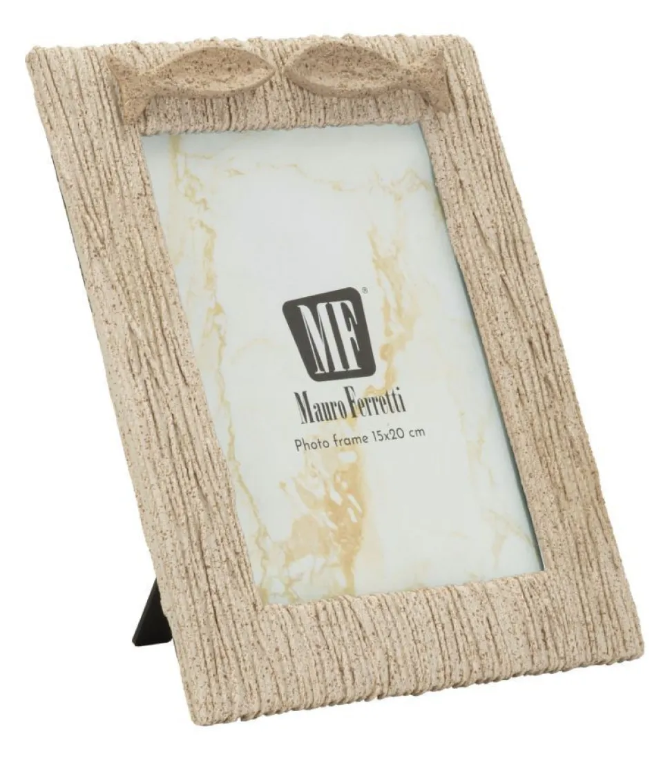 Cadre photo compact en bois beige