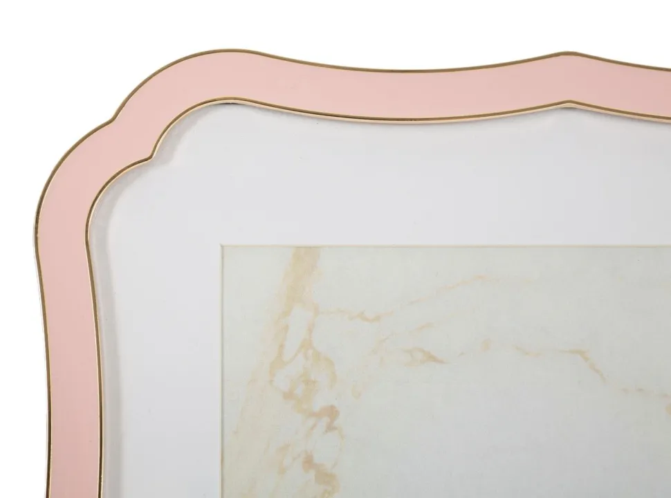 Cadre photo Margot finition rose pastel