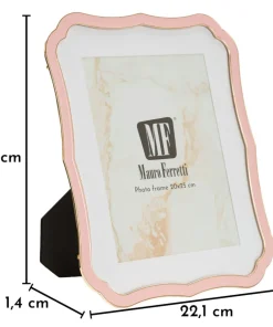 Cadre photo Margot finition rose pastel