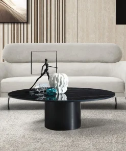 Canapé 3 places moderne avec haut dossier Damigal Tissu doux Beige