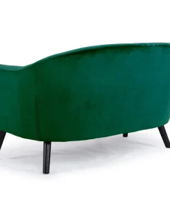 Canapé 3 places scandinave Savoy Velours Vert