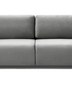 Canapé convertible 3 places Traviata Velours Gris