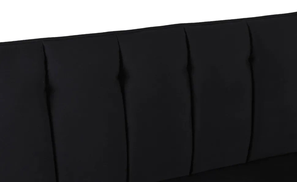 Canapé convertible clic-clac Olympia Velours Noir