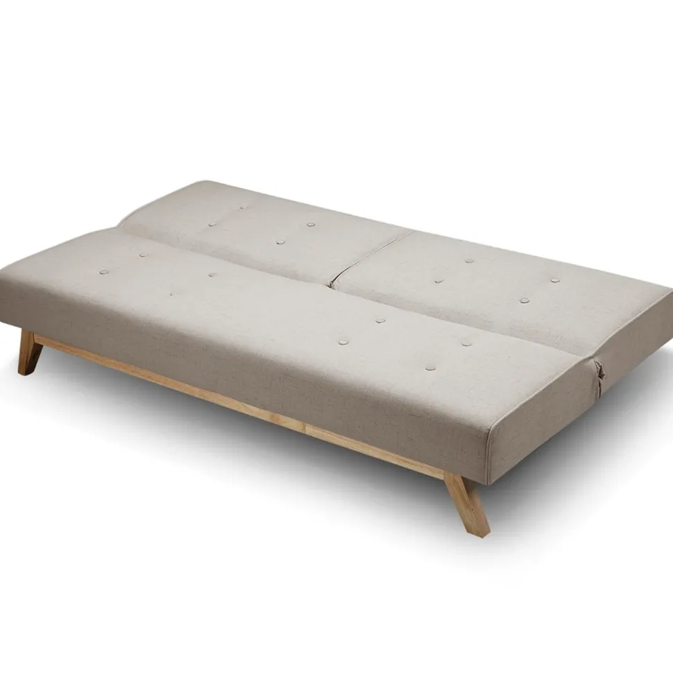 Canapé convertible clic-clac scandinave Yazu Beige