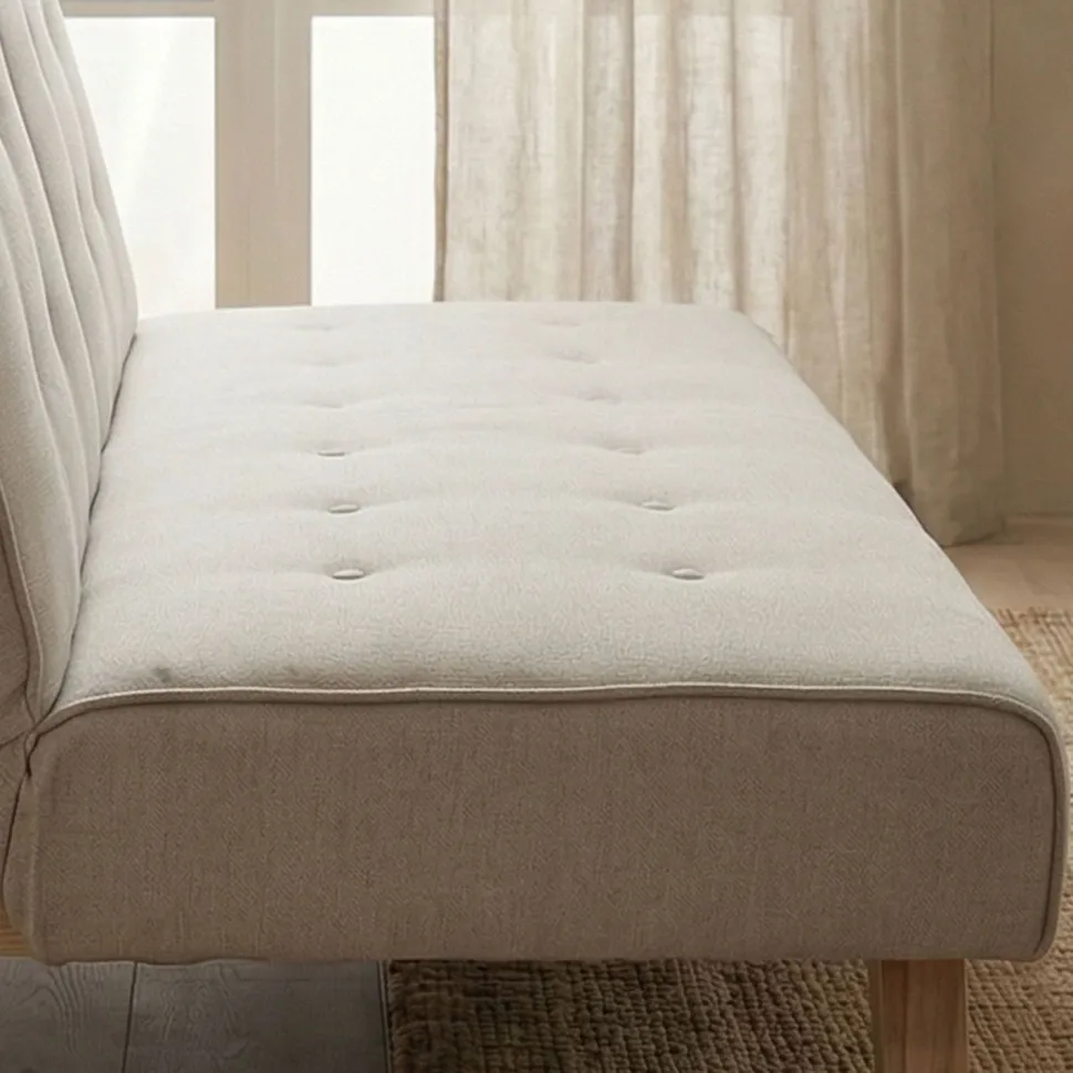Canapé convertible clic-clac scandinave Yazu Beige