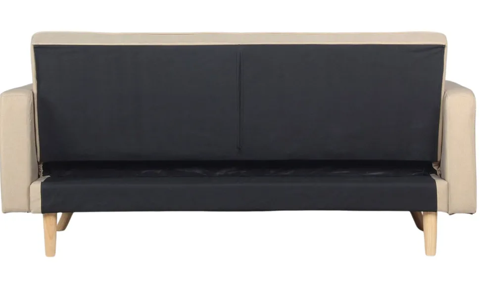 Canapé convertible clic-clac scandinave Slow Tissu Beige