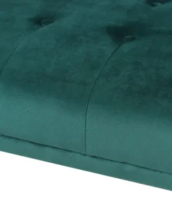 Canapé convertible clic-clac Justy Velours Vert