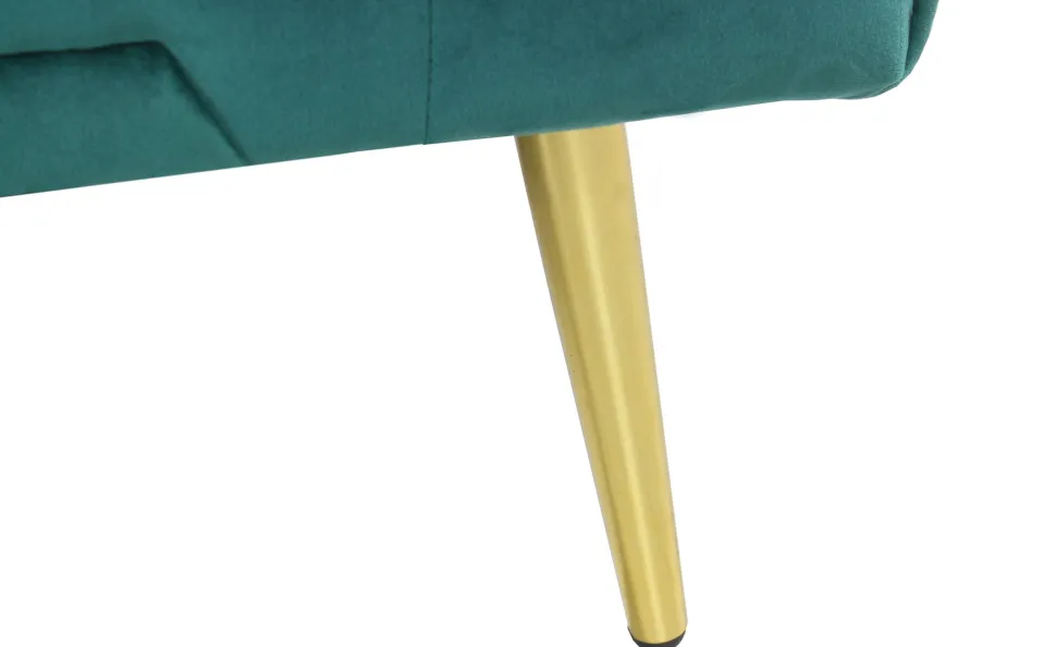 Canapé convertible clic-clac Justy Velours Vert