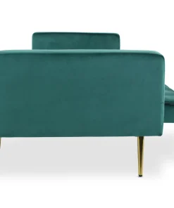 Canapé convertible clic-clac Justy Velours Vert