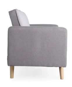 Canapé convertible clic-clac scandinave Slow Tissu Gris clair