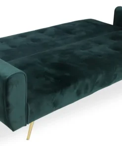 Canapé convertible clic-clac scandinave Slovénie Velours Vert