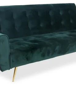 Canapé convertible clic-clac scandinave Slovénie Velours Vert