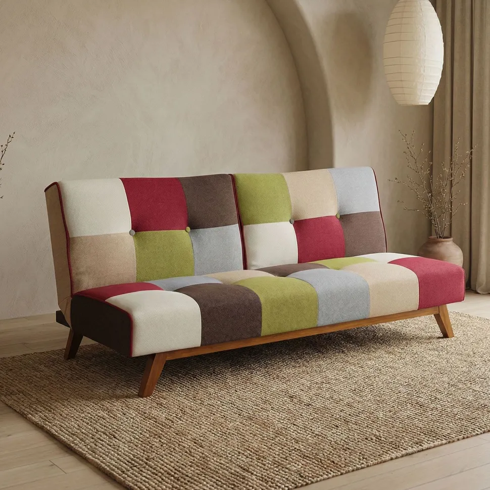 Canapé convertible clic-clac scandinave Yazu Multicolore