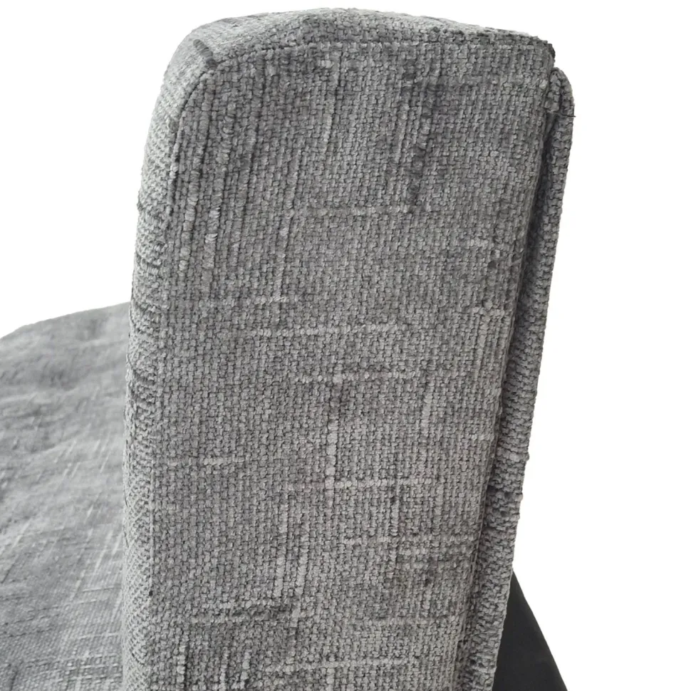 Canapé convertible clic-clac scandinave Yazu Velours chenille Gris