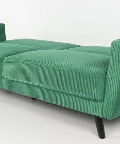Canapé convertible clic-clac Refresha Velours Vert