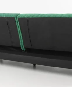 Canapé convertible clic-clac Refresha Velours Vert