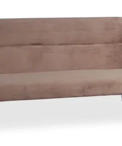 Canapé convertible clic-clac Roberto 3 places Velours Taupe