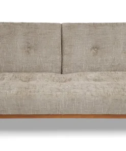 Canapé convertible clic-clac scandinave Yazu Velours chenille Beige