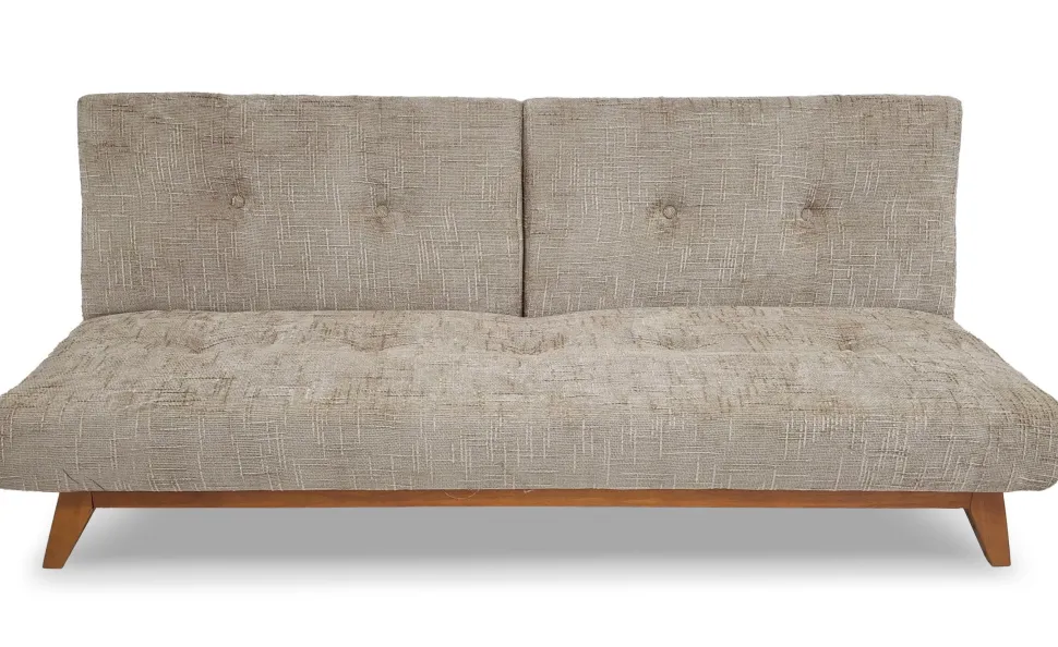 Canapé convertible clic-clac scandinave Yazu Velours chenille Beige