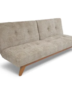 Canapé convertible clic-clac scandinave Yazu Velours chenille Beige