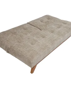 Canapé convertible clic-clac scandinave Yazu Velours chenille Beige