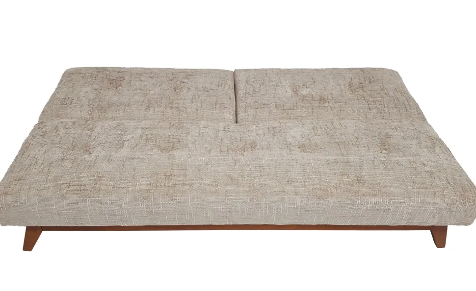 Canapé convertible clic-clac scandinave Yazu Velours chenille Beige
