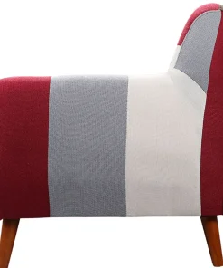 Canapé scandinave 3 places Bombay Multicolore