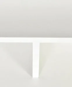 Coiffeuse 4 tiroirs et miroir LED 3 couleurs Miraclas L92cm Bois Blanc et Rotin