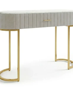 Coiffeuse Paloma 1 tiroir Velours Taupe