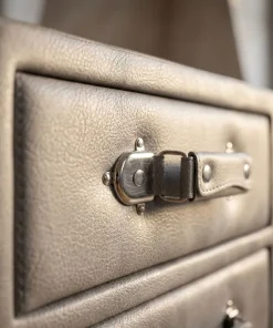 Commode 3 tiroirs Bardo Simili P.U. Gris