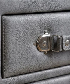 Commode 3 tiroirs Bardo Simili P.U. Gris