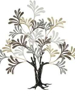 Décoration murale Albero métal 3D arbre multicolore