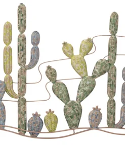 Décoration murale Cactus en Fer Multicolore