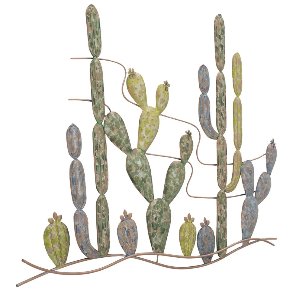 Décoration murale Cactus en Fer Multicolore