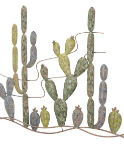 Décoration murale Cactus en Fer Multicolore