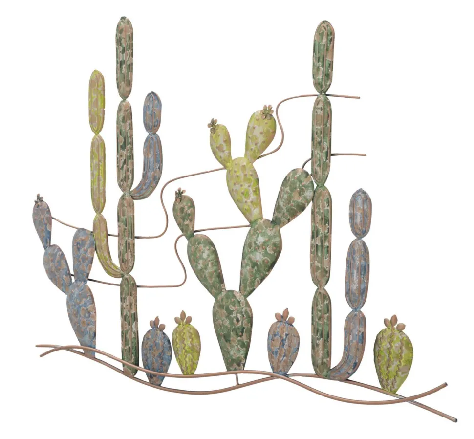Décoration murale Cactus en Fer Multicolore