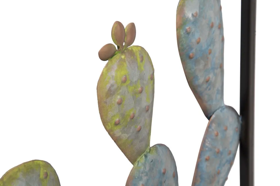 Décoration murale Cactus métal en fer Multicolore