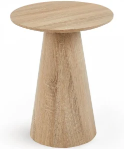 Ensemble de 2 tables basses rondes Callie Chêne clair