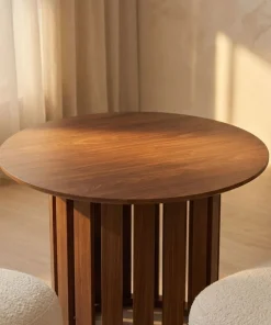 Ensemble de 2 tables basses Annabel Bois Noisette