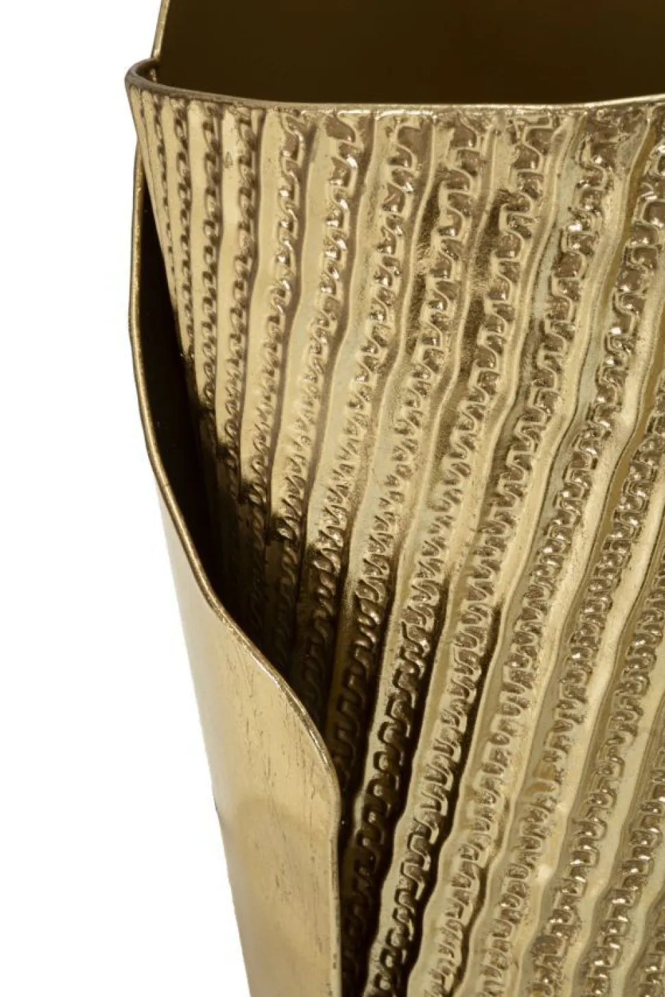 Ensemble de 3 Vases Fer Doré