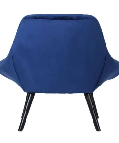 Fauteuil Danios Velours Bleu