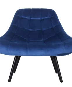 Fauteuil Danios Velours Bleu