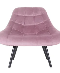 Fauteuil Danios Velours Rose